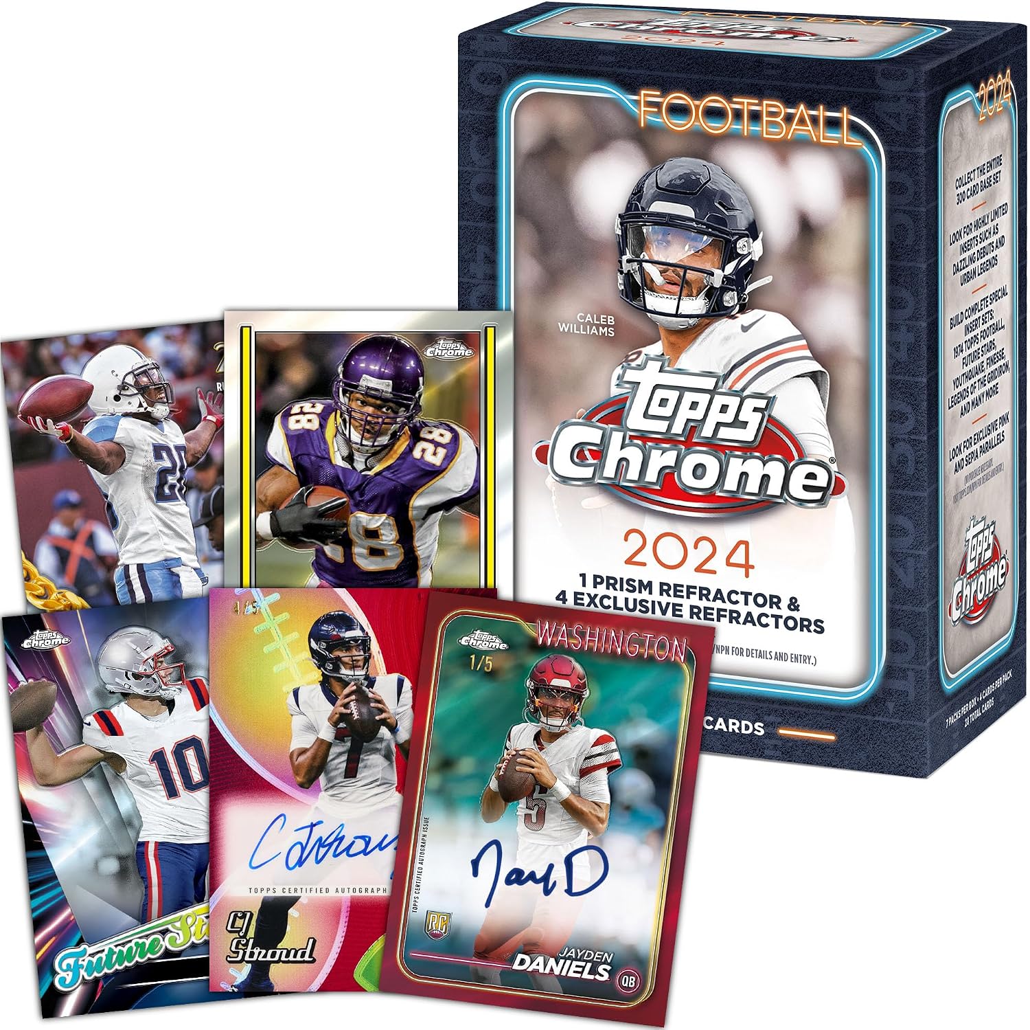 2024 Topps Chrome NFL Football Value Box