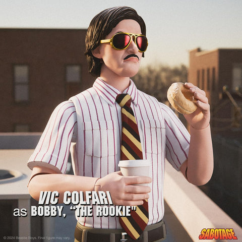 Super7 ULTIMATES! Beastie Boys Vic Colfari Sabotage - 7" Beastie Boys Action Figure with Accessories Hip Hop Collectibles and Retro Toys