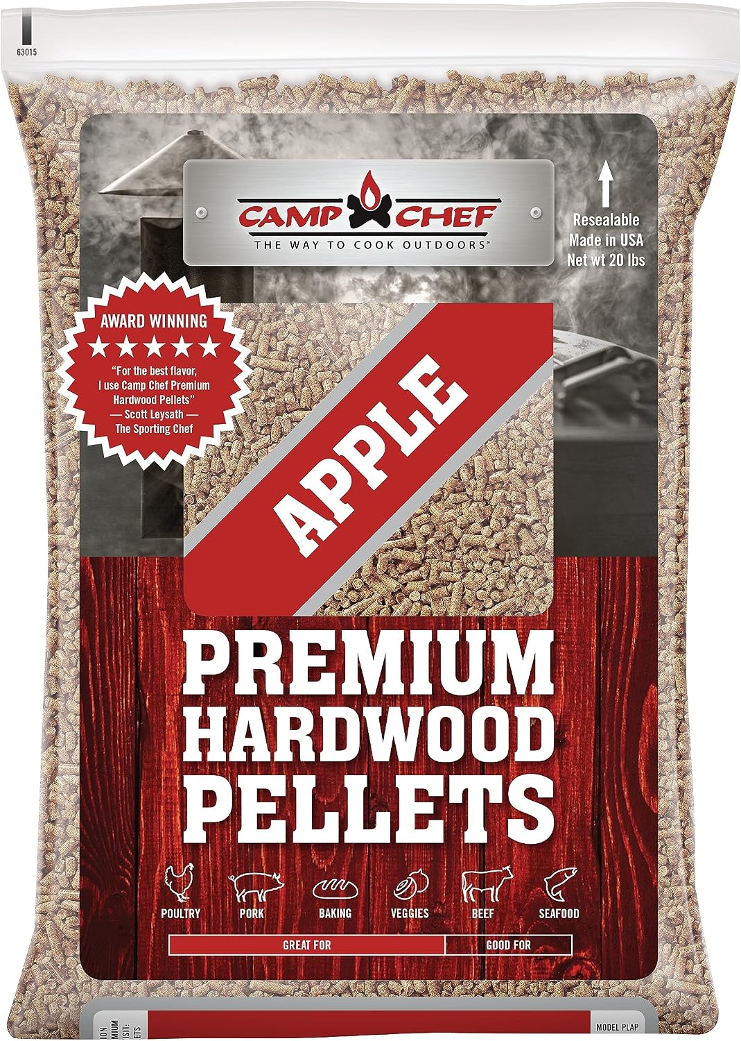 Camp Chef Competition Blend BBQ Pellets, Hardwood Pellets for Grill, Smoke, Bake, Roast, Braise and BBQ, 20 lb. Bag