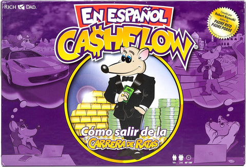 Rich Dad Cashflow Spanish Financial Education Board Game, Up to 6 Players