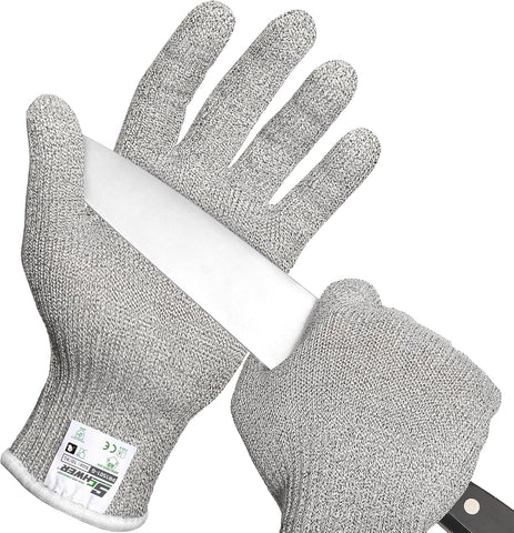 Schwer 10 Pairs SlicePro A9 Cut Resistant Gloves, Food Grade, PR1501-G, XL