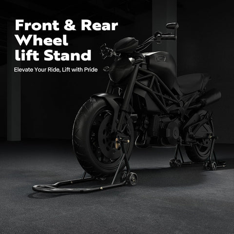 SPECSTAR Universal Motorcycle Stands 882 Lbs Capacity,Black