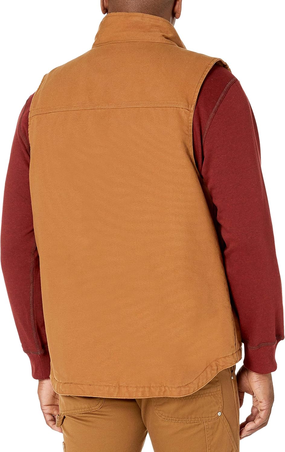 Carhartt Men's Washed Duck Mock-Neck Vest