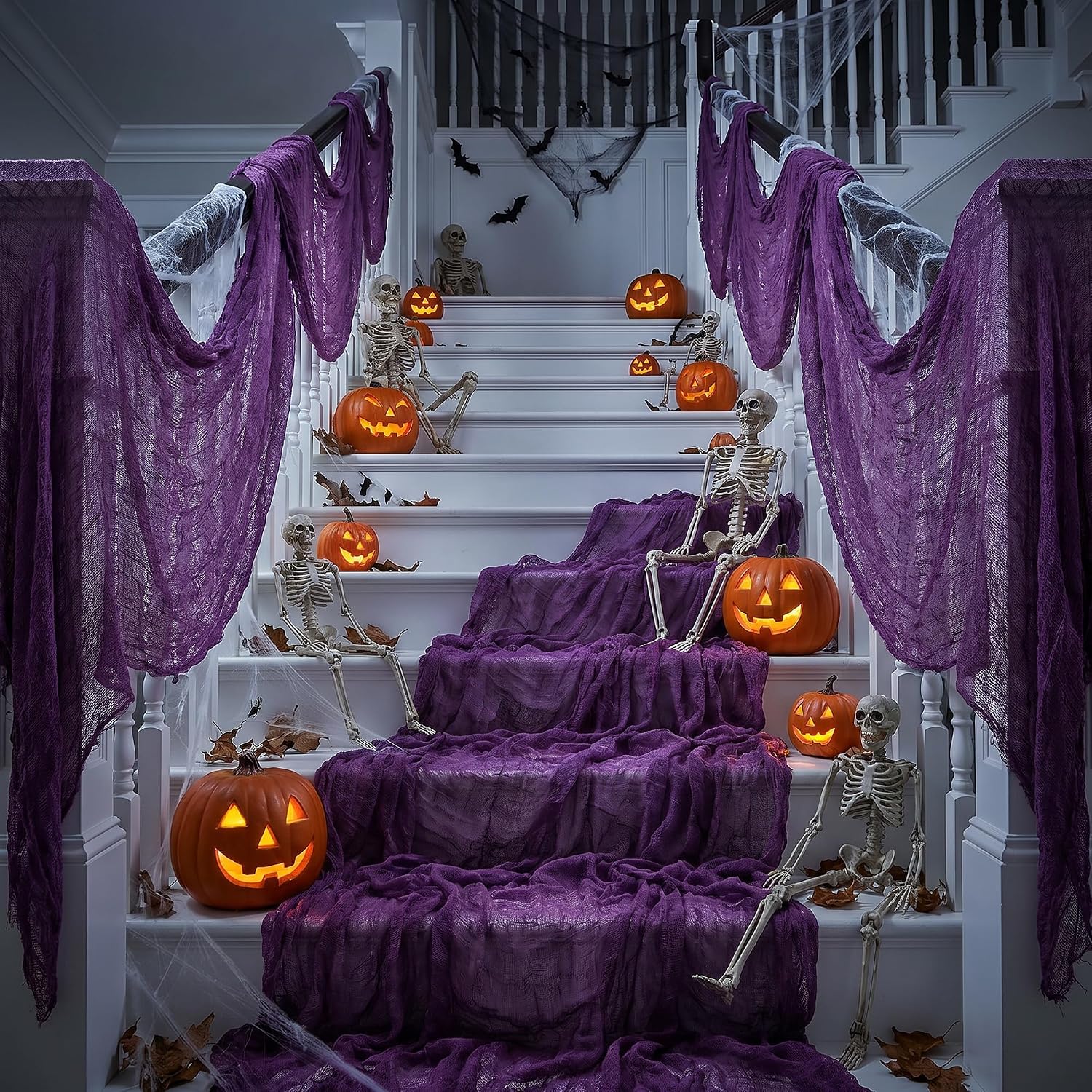 300"x39" Large Halloween Scary Gauze, Spooky Cloth Party Decoration