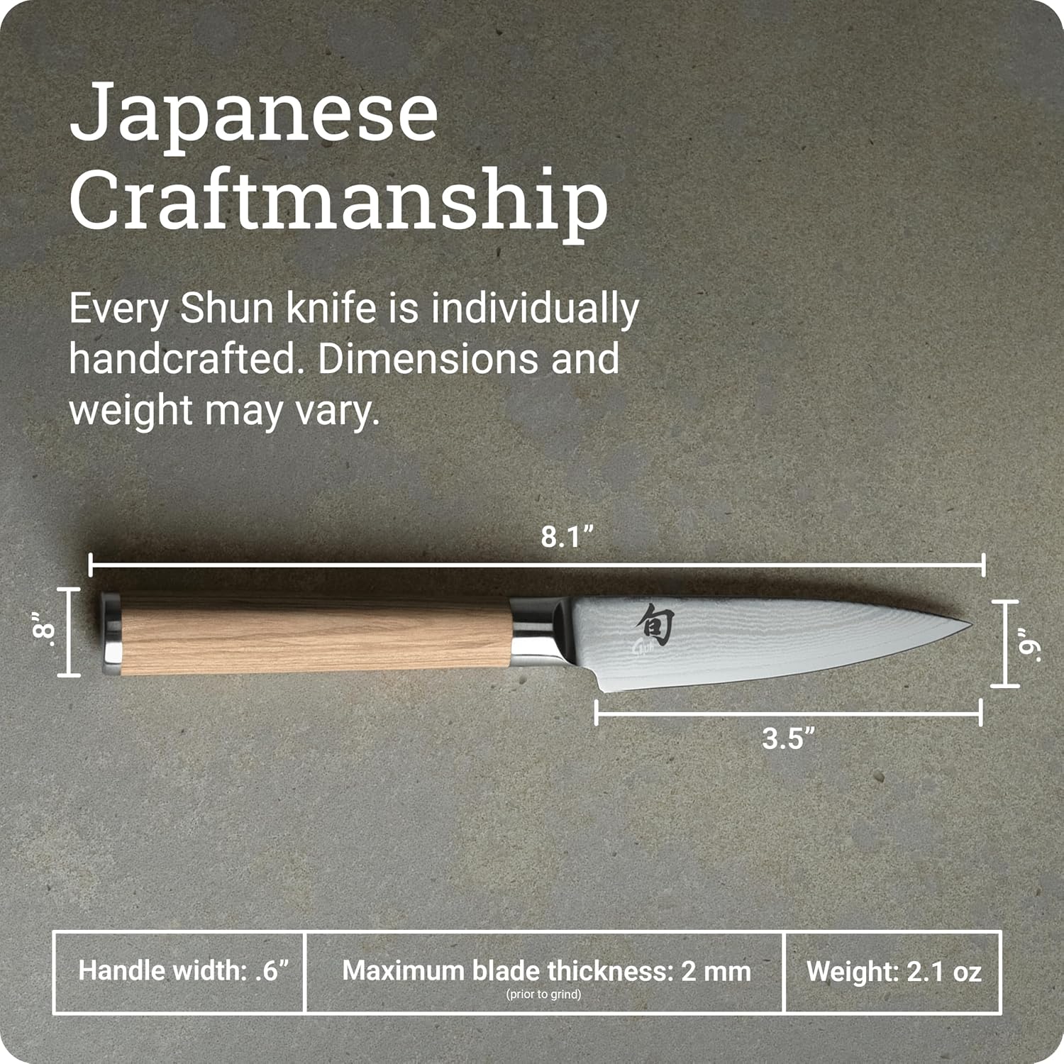 Shun Classic Blonde 3.5" Paring Knife