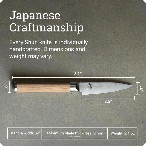 Shun Classic Blonde 3.5" Paring Knife