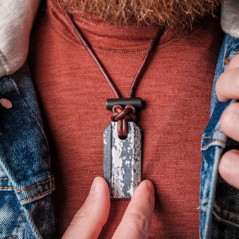Wazoo Gear Viking Spark™ Whetstone & Firestarter Necklace