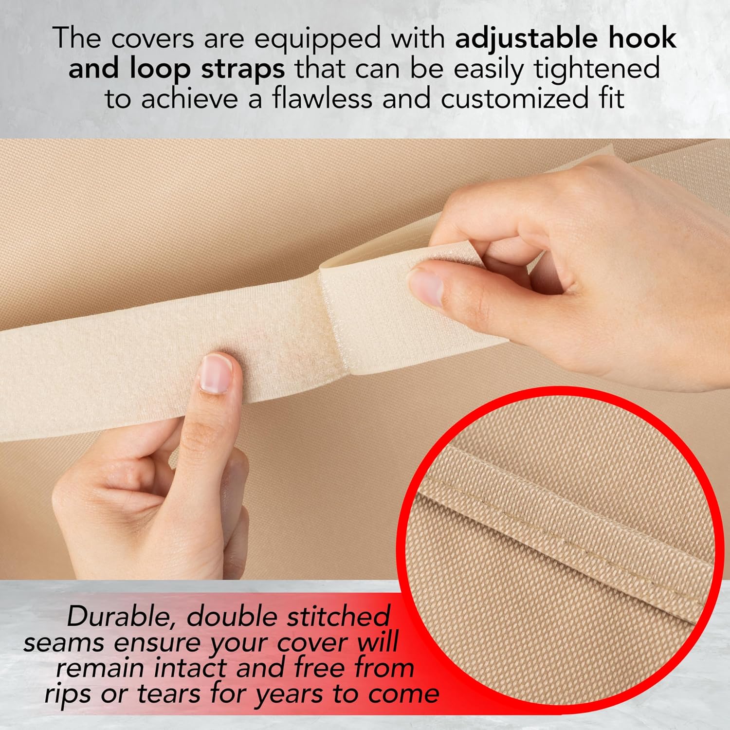 GrillTough Heavy Duty BBQ Grill Cover for Outdoor Grill, 30 Inch Tan