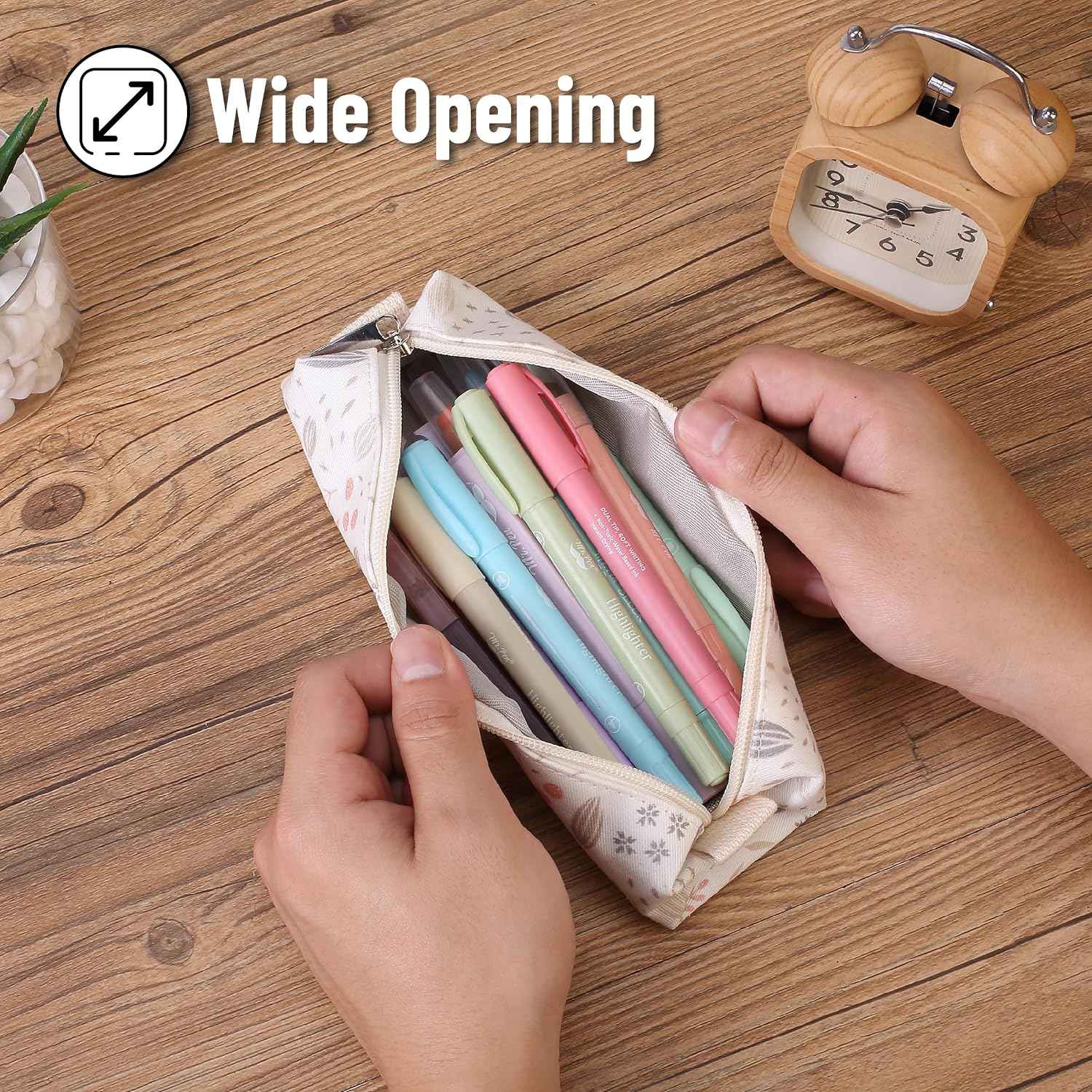 Mr. Pen- Cute Pencil Case Pouch, Multipurpose Canvas Bible Pencil Pouch