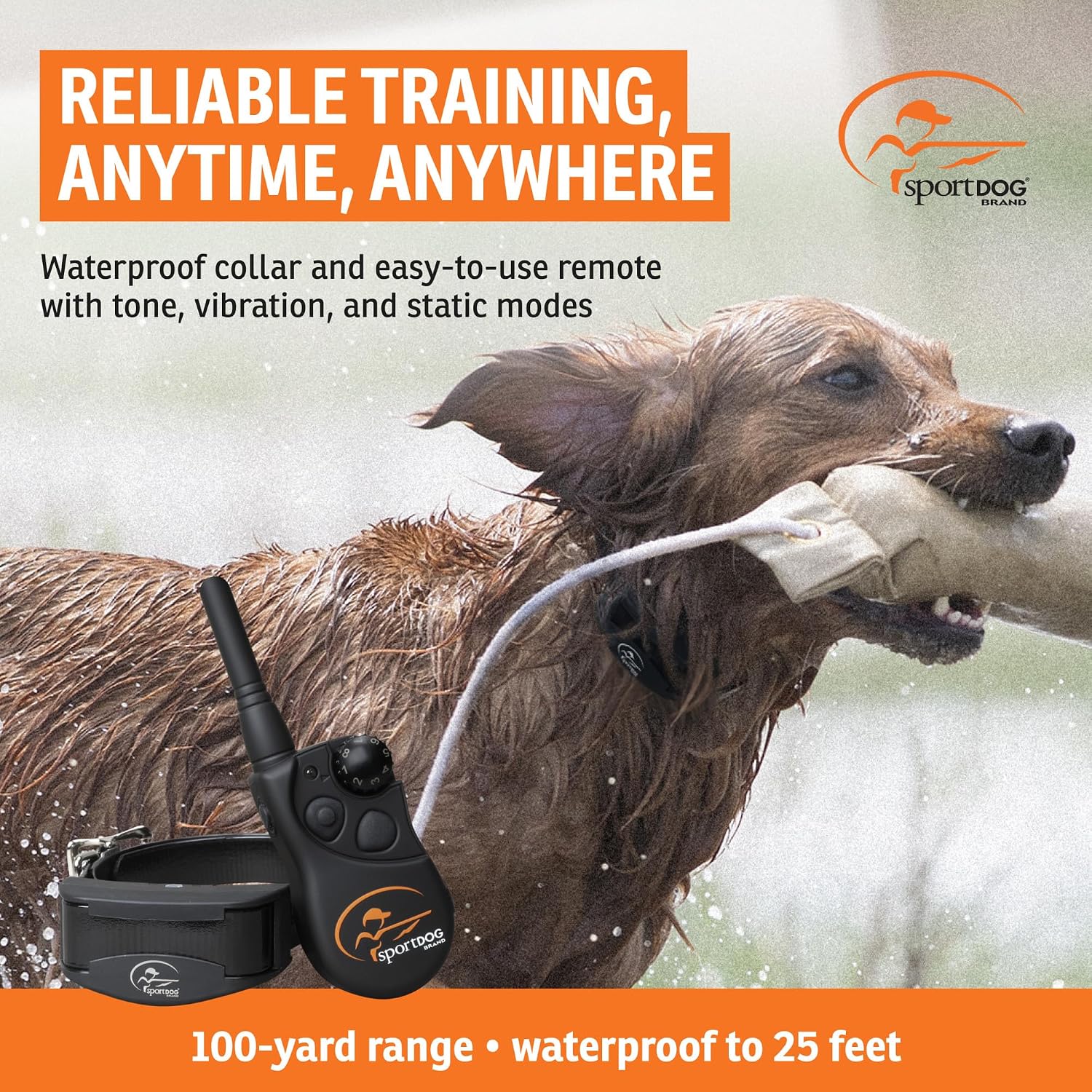 SportDOG YardTrainer 100 Remote Dog Trainer, 100-Yard Range