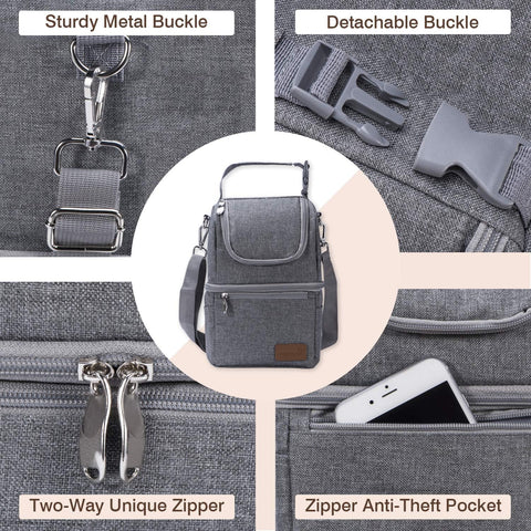 Momcozy Insulated Baby Bottle Bag, Breastmilk Cooler, Multi-Use