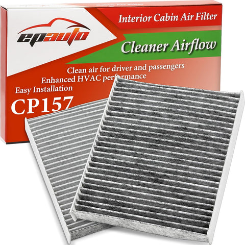 EPAuto CP157 (CF12157) Cabin Air Filter Replacement for Toyota, 2 Packs