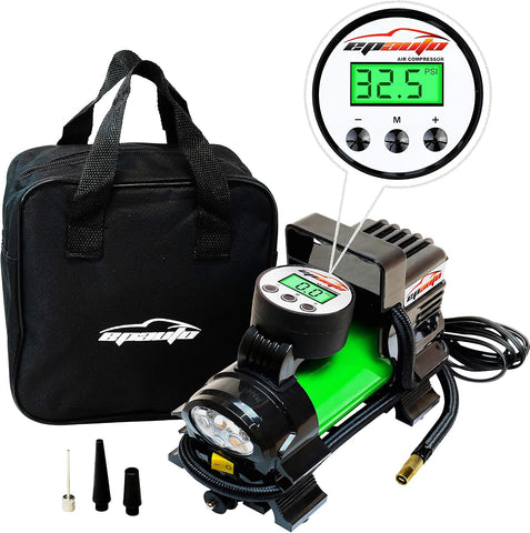 epauto 12V DC Portable Air Compressor Pump, Digital Tire Inflator