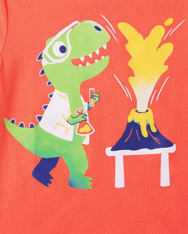The Children's Place Baby Boys' and Toddler Dino,Animals,Sharks Short Sleeve Graphic T-Shirts,3 Pack