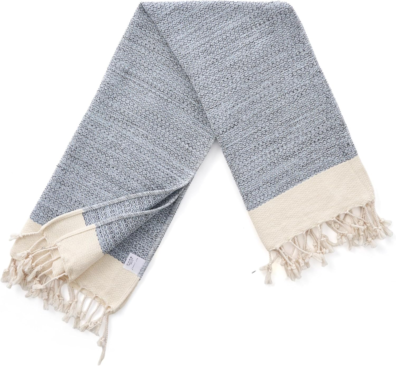 BAY LAUREL Turkish Hand Towel – Pack of 2 | Soft & Absorbent Decorative Towels for Bathroom, Hand, Face, Hair, Gym, Yoga, SPA, Kitchen & Tea | Boho Decor (Light Blue, Diamond 15x26 Inches (Set of 2)
