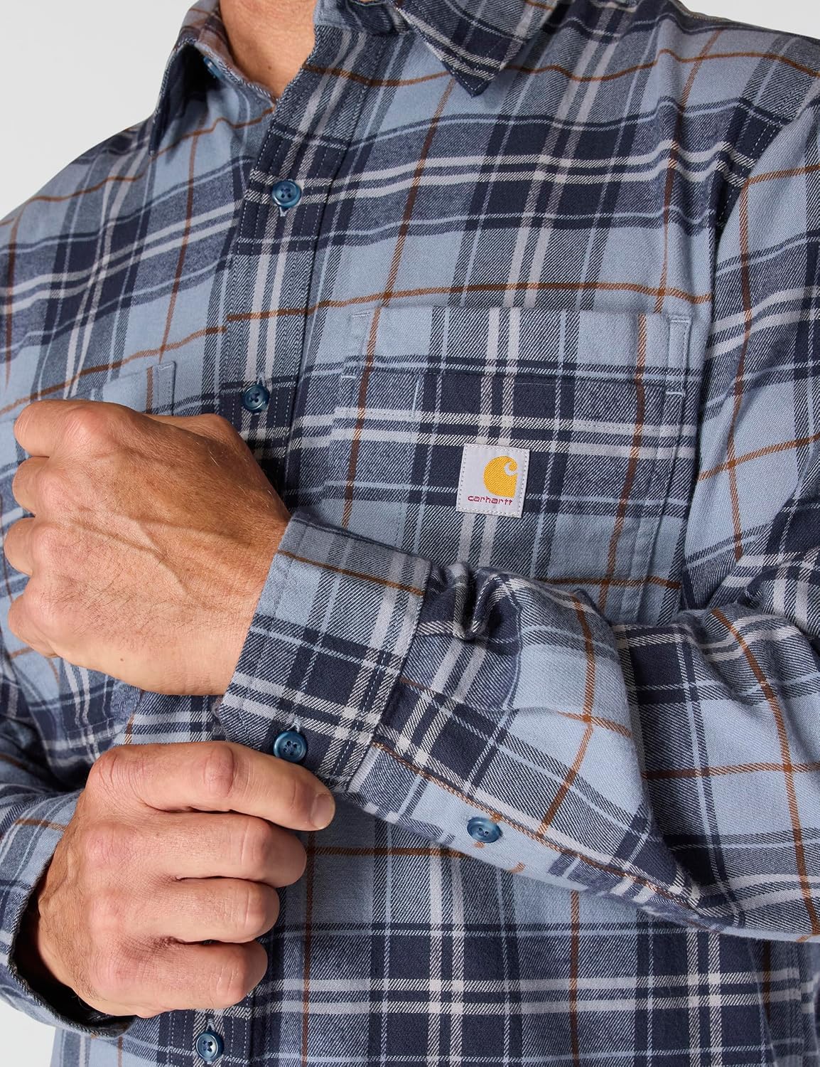 Carhartt Men's Hamilton Relaxed Ls Plaid Shirt