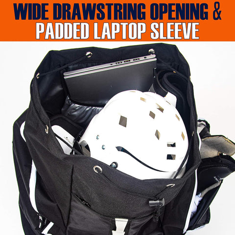 Athletico Hockey Backpack - Large Backpack To Carry Hockey Equipment Including Skates