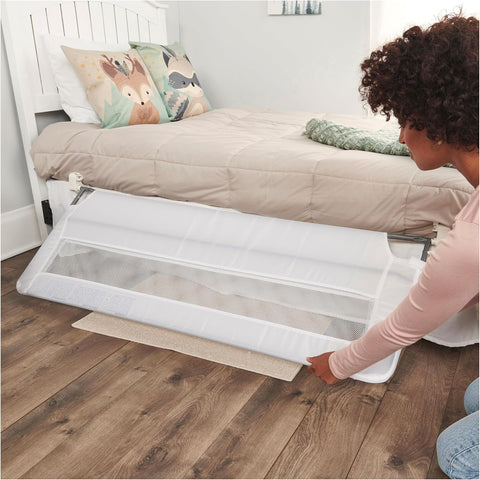 Regalo Safety 54” Extra Long Bed Rail Guard for Toddlers, Swing Down Toddler Bed Rail with Reinforced Anchor Safety System, 20” Tall Bed Safety Rail, Fits Twin, Full & Queen Beds