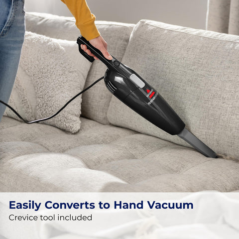 Bissell Featherweight Stick Lightweight Bagless Vacuum with Crevice Tool, 2033M, Black