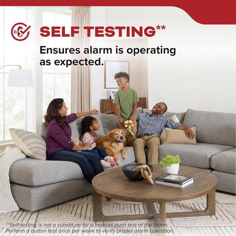Kidde Smoke Detector, 10-Year Battery Powered, LED Status Lights, 85 dB Alarm, 20SD10, 1 Pack