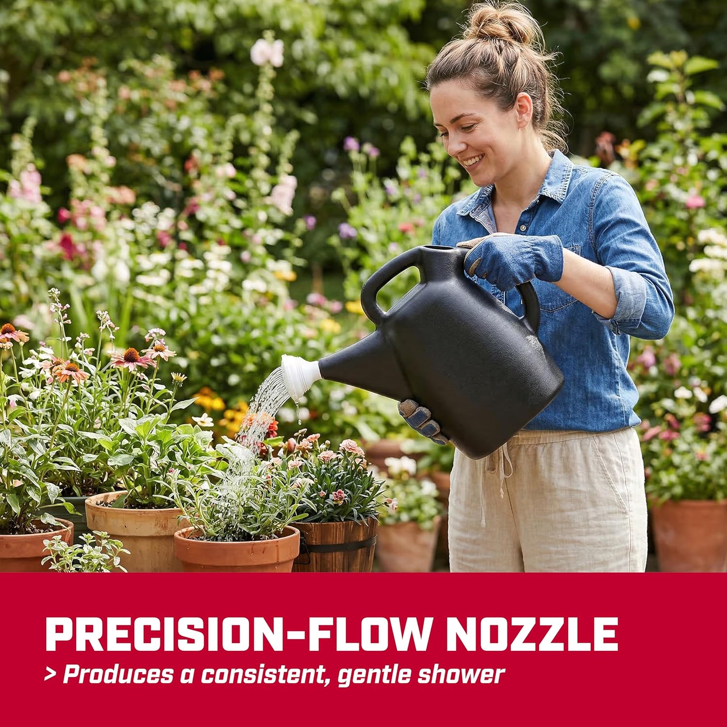 CHAPIN 47998 2-Gallon Watering Can for Indoor & Outdoor Plants