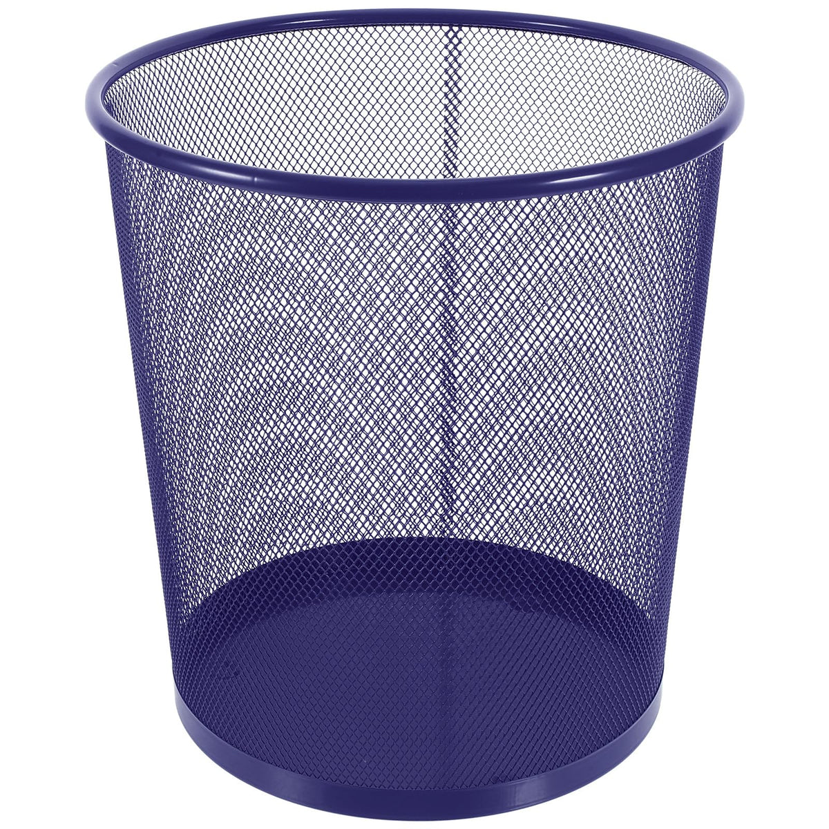 PRETYZOOM Small Trash Can 3 Gallon Open Top Waste Basket, Round Mesh Garbage Can Container Recycling Bin for Offices, Bathrooms, Laundry Room, Kitchens, Kids Rooms, Dorms