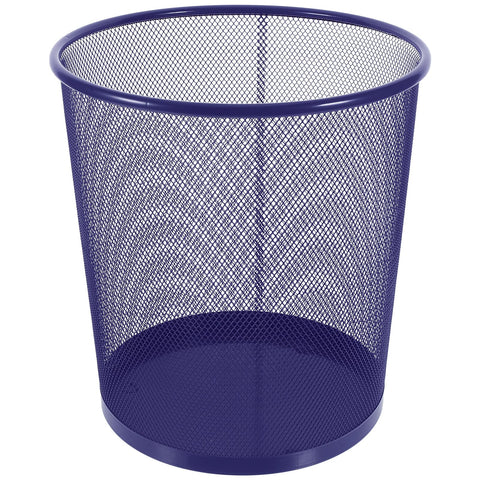 PRETYZOOM Small Trash Can 3 Gallon Open Top Waste Basket, Round Mesh Garbage Can Container Recycling Bin for Offices, Bathrooms, Laundry Room, Kitchens, Kids Rooms, Dorms