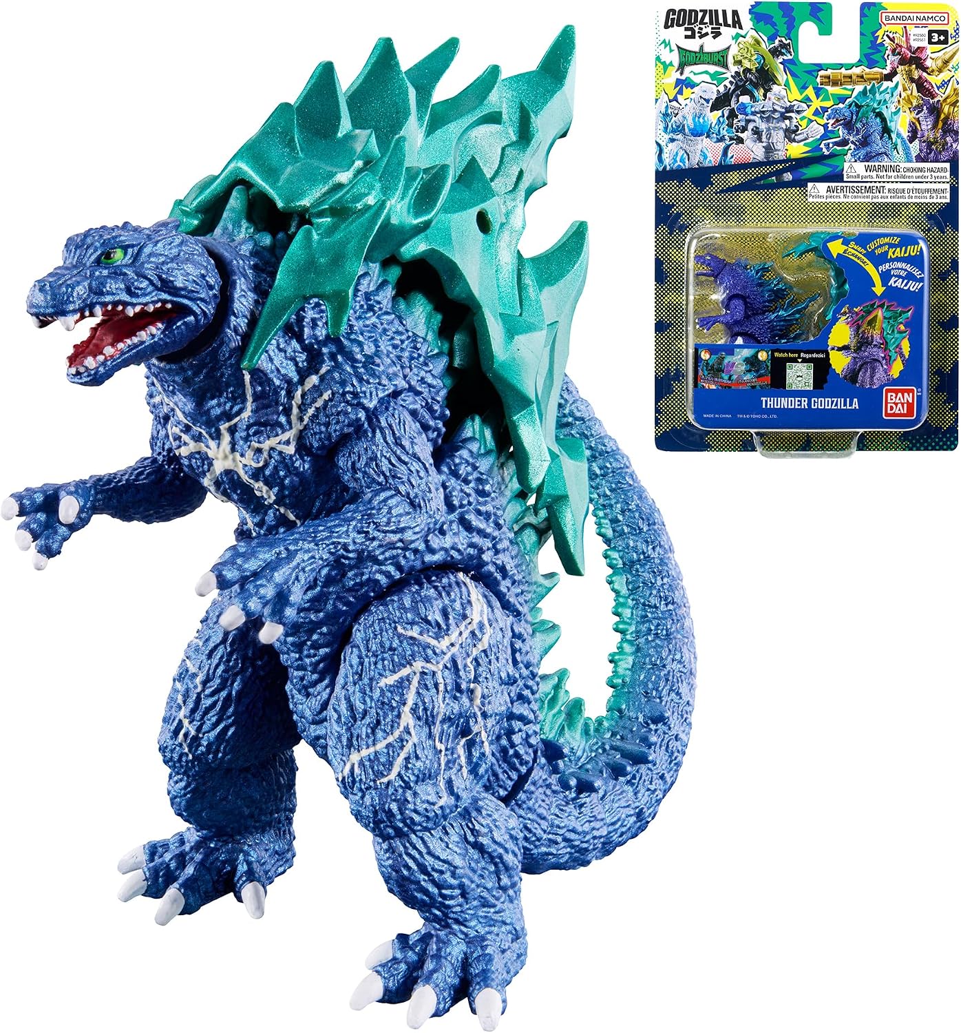 BANDAI Namco Godziburst - Thunder Godzilla Action Figure