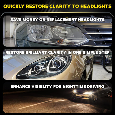 Meguiar's PlastX Clear Plastic Polish Headlight Restoration Polish, 10 Oz