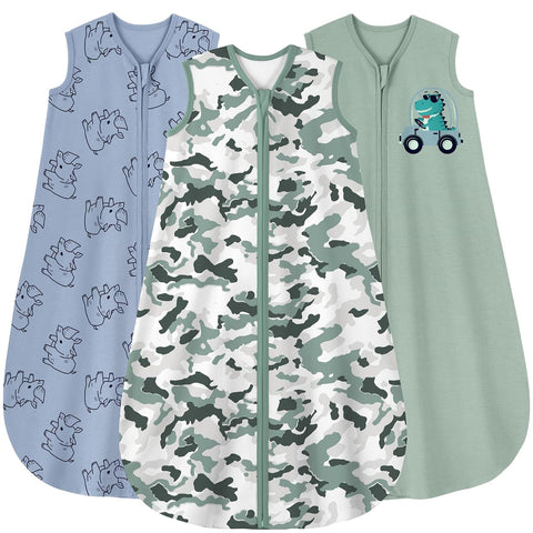 Yoofoss Baby Sleep Sack 6-12 Months 0.5 TOG Wearable Blanket 100% Cotton