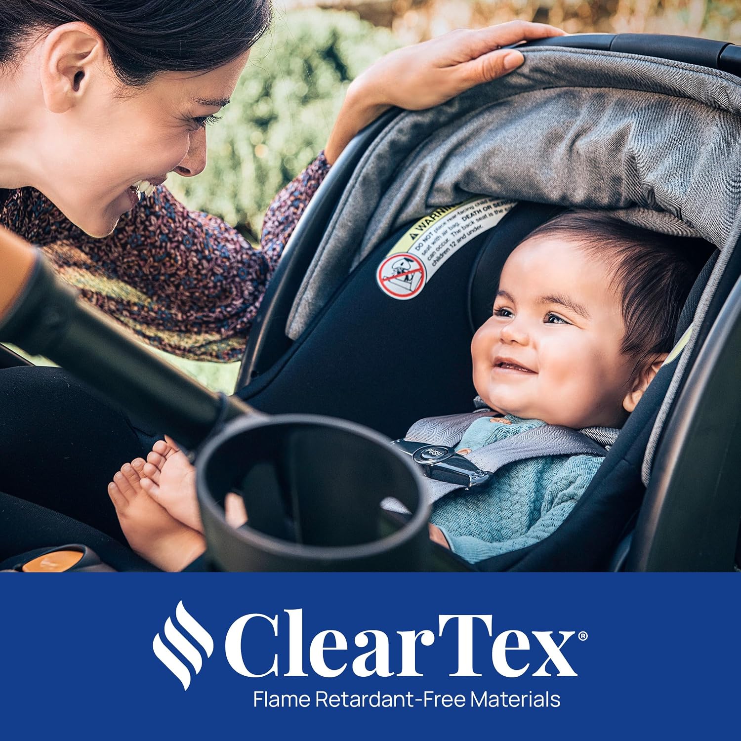 Chicco KeyFit Max Zip ClearTex Rear-Facing Infant Car Seat with Base