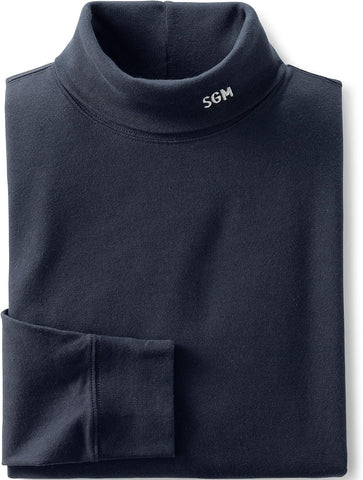 Lands' End Men's Super-T Cotton Turtleneck