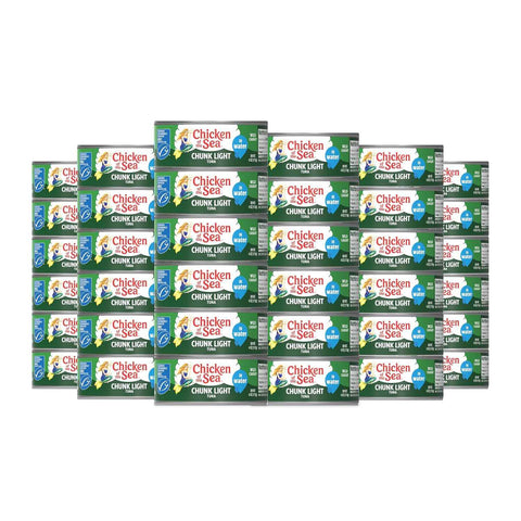Chicken of the Sea Wild Caught Chunk Light Tuna, 5 Ounce Cans, 48-Count – High Protein 100% Classic Chunk Tuna in Water – Delicious, Easy, Nutritious Ready to Eat Meals