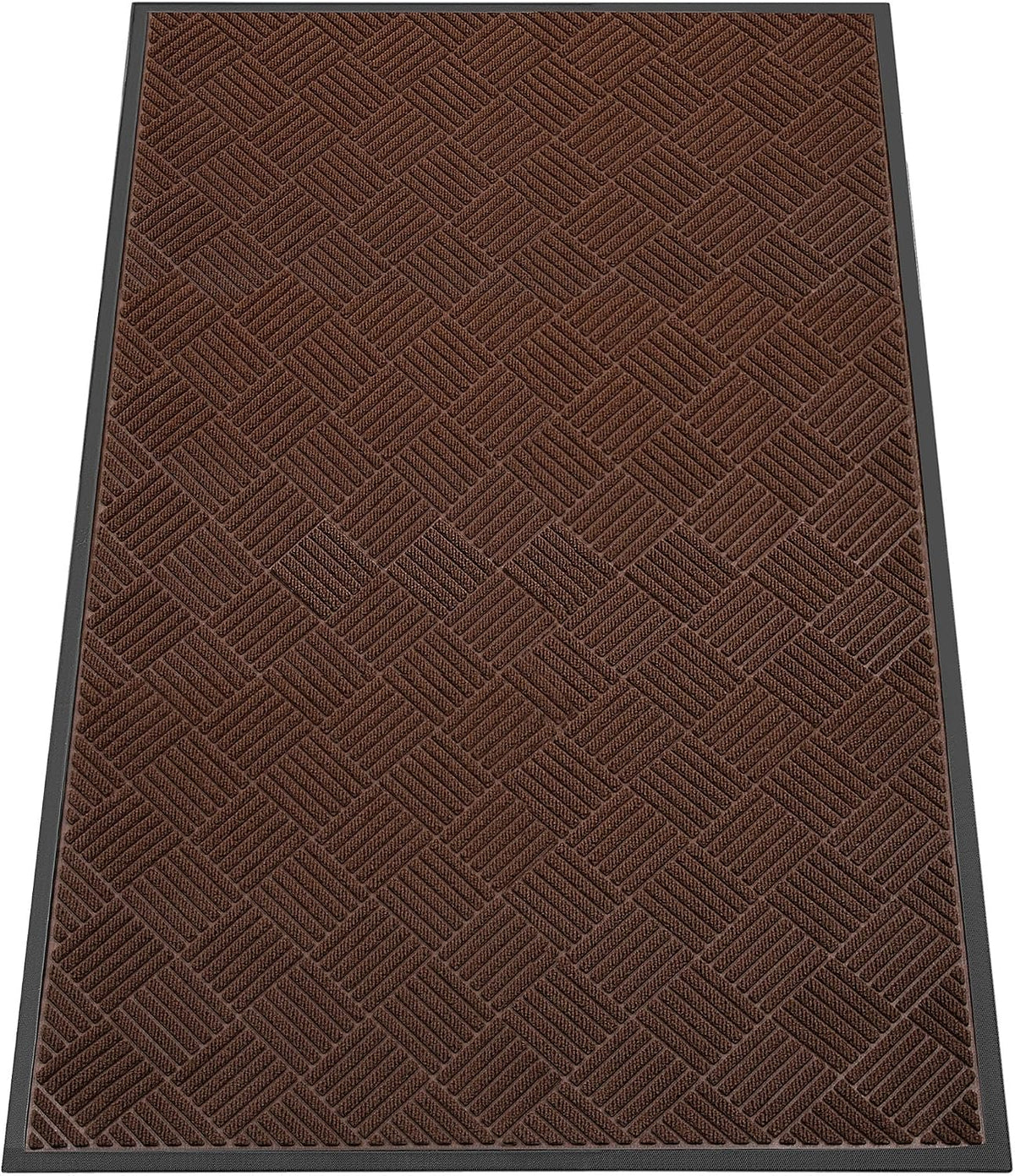 Indoor Outdoor Door Mat, 6' x 4' Doormat for Entryway, Brown