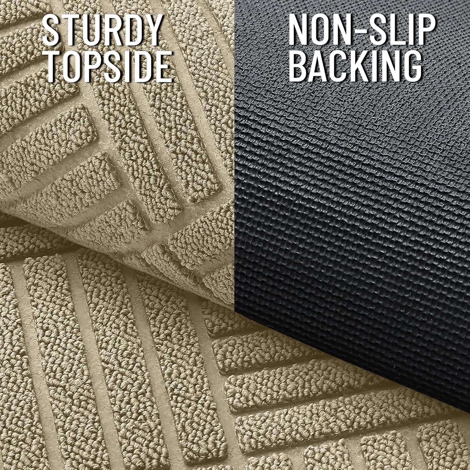 OLANLY Front Door Mat Outside Entrance 35x23, Waterproof Heavy-Duty Doormat
