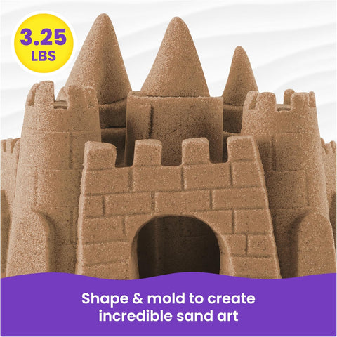 Kinetic Sand 3.25lb Beach Sand Amazon Exclusive, Sensory Toys, Ages 3+