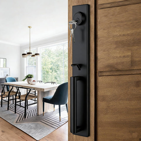 NEWBANG Front Door Handle and Deadbolt Set Reversible