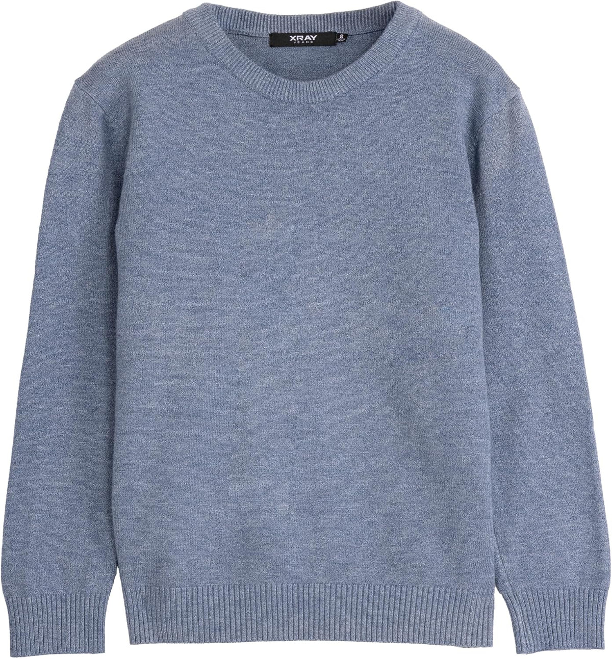 X RAY Boys Crewneck Sweater (XS - XXL), School Uniform Big Boys' & Little Kids Youth Crew Neck Long Sleeve Pullover