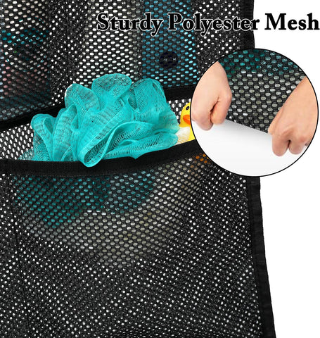 Fammart Mesh Shower Caddy Hanging, 2 Pack Mesh Shower Organizer