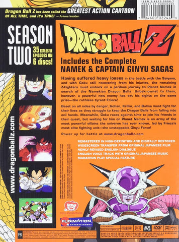 Dragon Ball Z - Season 2 (Namek and Captain Ginyu Sagas)