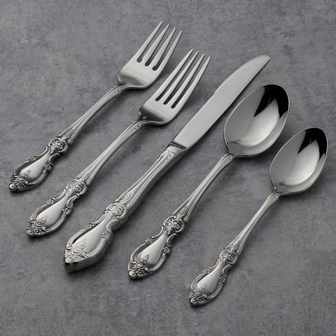 Oneida Louisiana 20-Piece 18/8 Silverware Set for 4, Flatware
