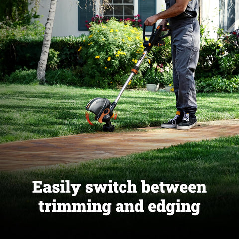 WORX 20V 12" 2-in-1 Cordless String Trimmer & Electric Lawn Edger, WG163