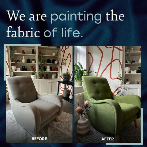 Fabricoat Fabric Paint & Upholstery Dye, Dark Grey, Flexible Finish