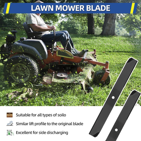 GICOOL 42 Inch Blades for Toro Time Cutter Zero Turn Mowers, 2 Pack