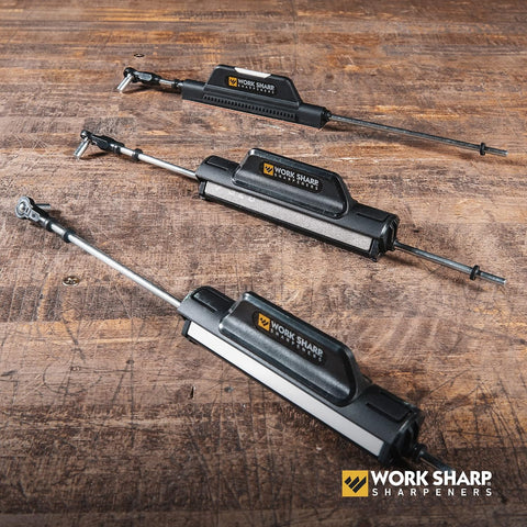 Work Sharp Upgrade Kit for WSBCHPAJ Knife Sharpener, Set of 7 Abrasives and Carrying Case