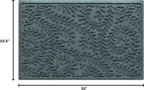 WaterHog Boxwood Front Door Mat Indoor Outdoor Entrance, All-Weather Mats