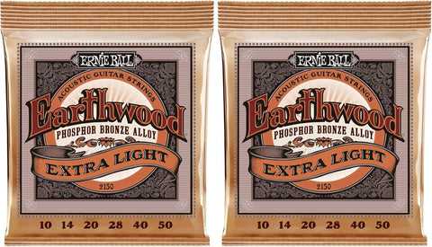Ernie Ball Earthwood Medium Light Phosphor Bronze Acoustic Guitar Strings, 12-54 Gauge (P02146)