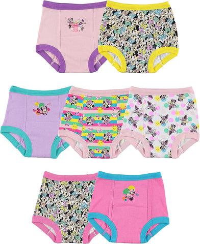 Disney Girls Minnie Mouse Potty Training Pants and Starter Kit with Stickers & Tracking Chart in Sizes 18m, 2t, 3t, 4t