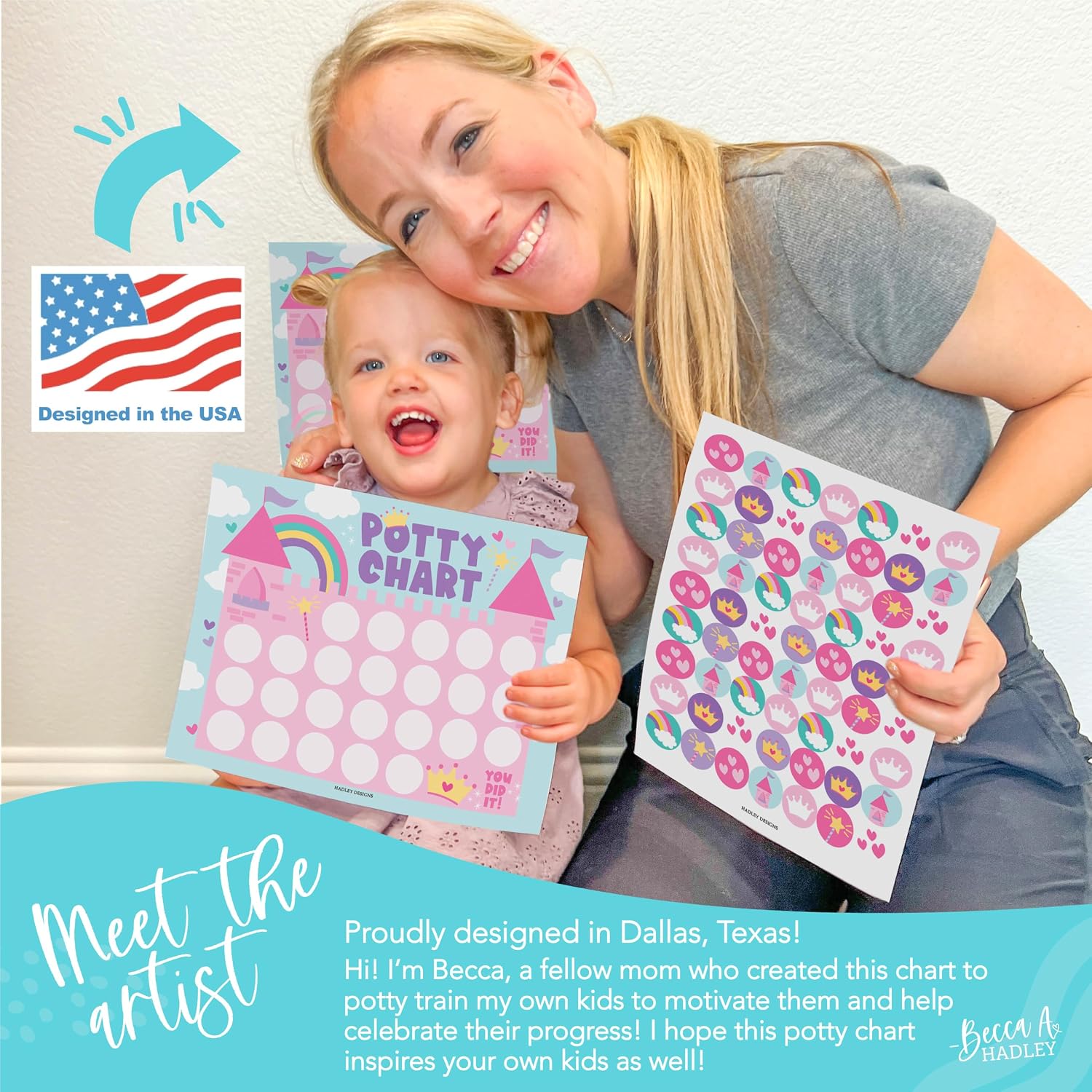 10 Potty Training Chart for Toddler Girls Sticker Reward Chart for Kids