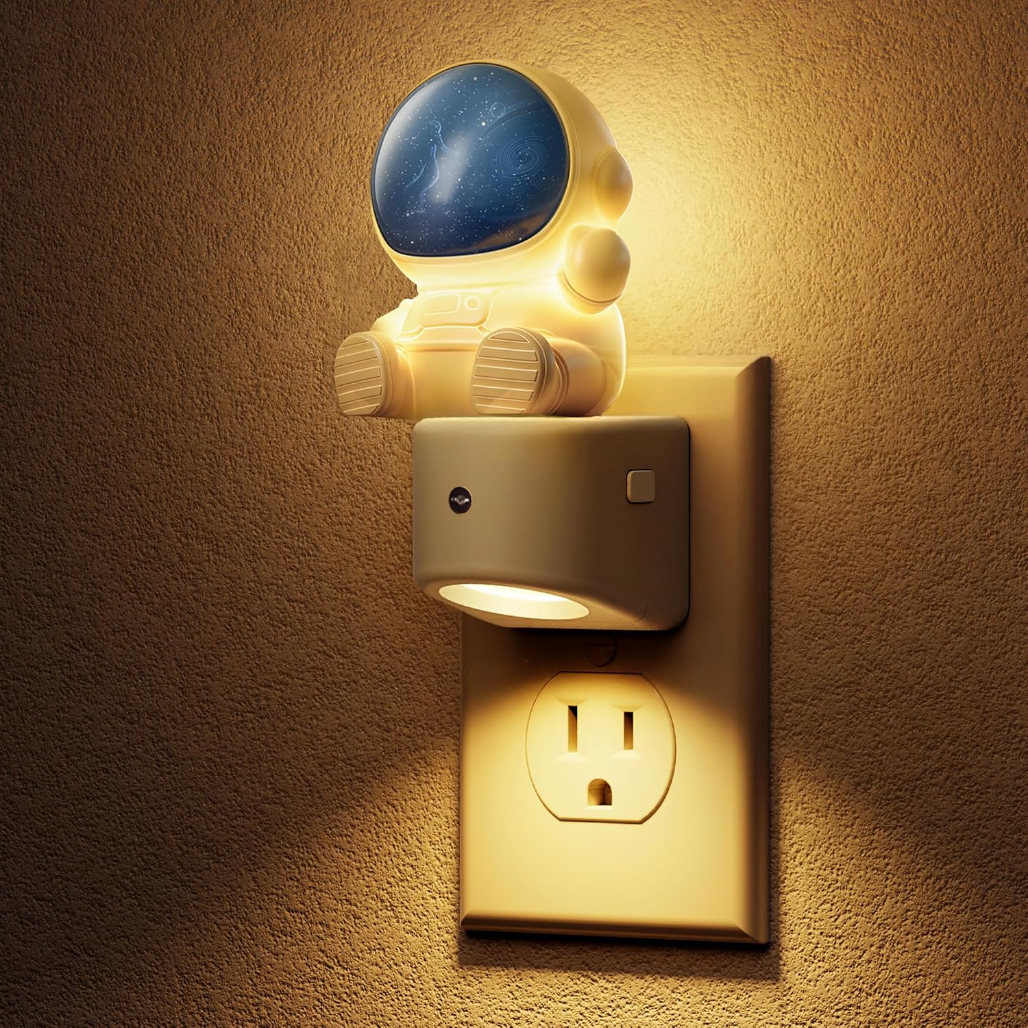 L LOHAS LED Night Light for Kids, 3D Space Night Light Plug in